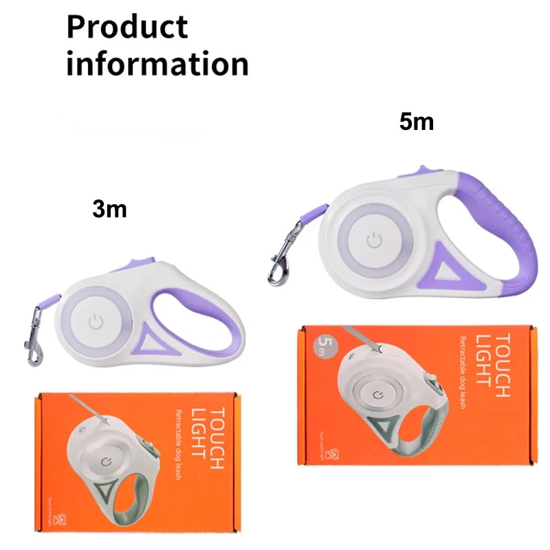 GlowSafe™ Retractable Dog Leash TM