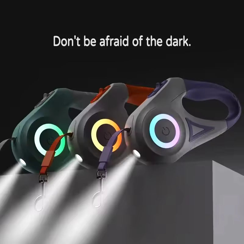 GlowSafe™ Retractable Dog Leash TM